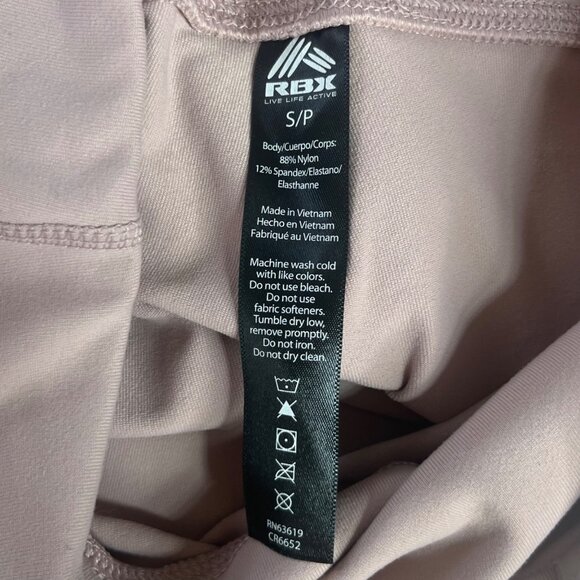 RBX Leggings Womens Small Pink High-Waisted Performance Activewear New - Picture 5 of 7